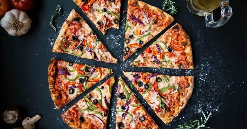 chicken caesar pizza