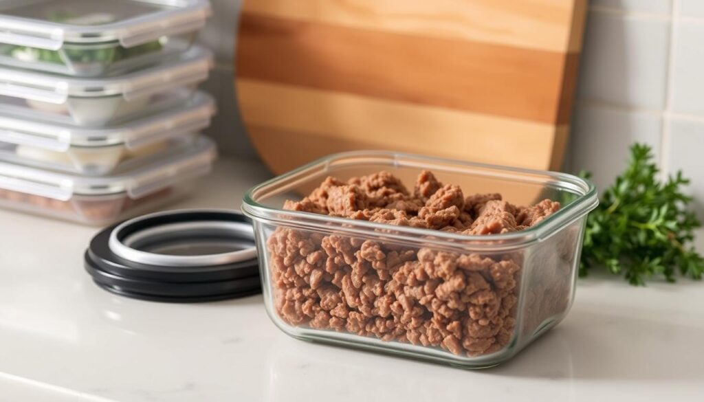 Storing Cooked Ground Beef for Beef Stroganoff Storing Cooked Ground Beef for Beef Stroganoff
