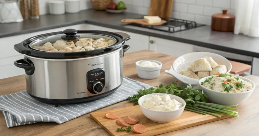 cream cheese chicken slow cooker instructions