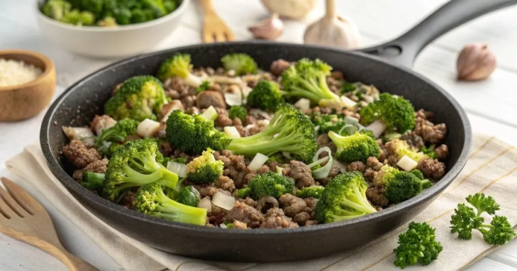 Keto Beef and Broccoli Skillet
