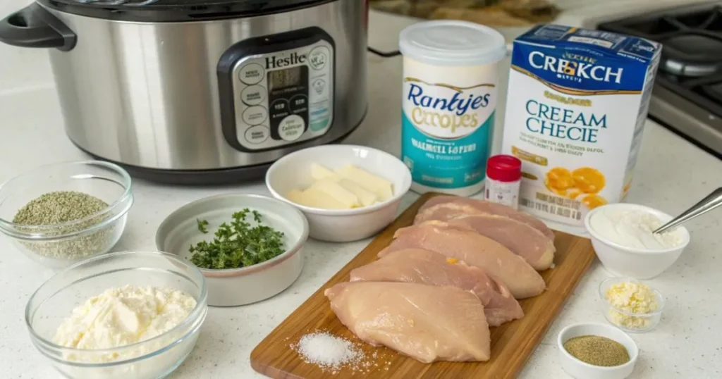 cream cheese chicken ingredients