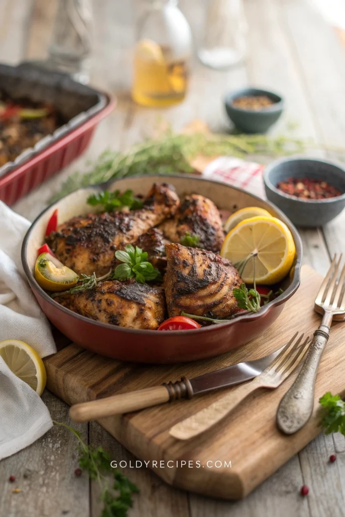 baked jerk chicken 