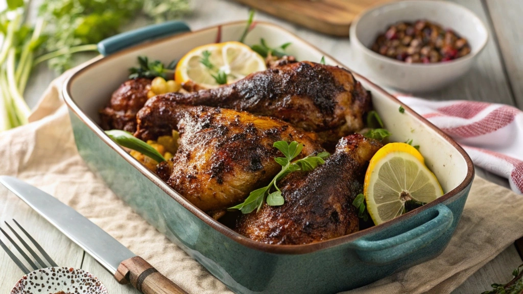 baked jerk chicken