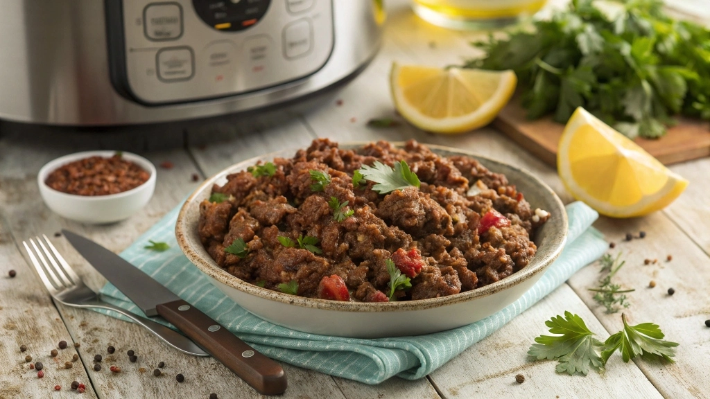 ground beef in instant pot