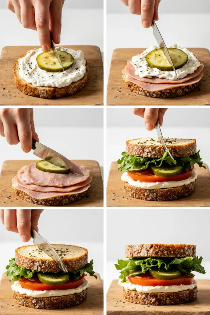 pickle sandwiches instructions