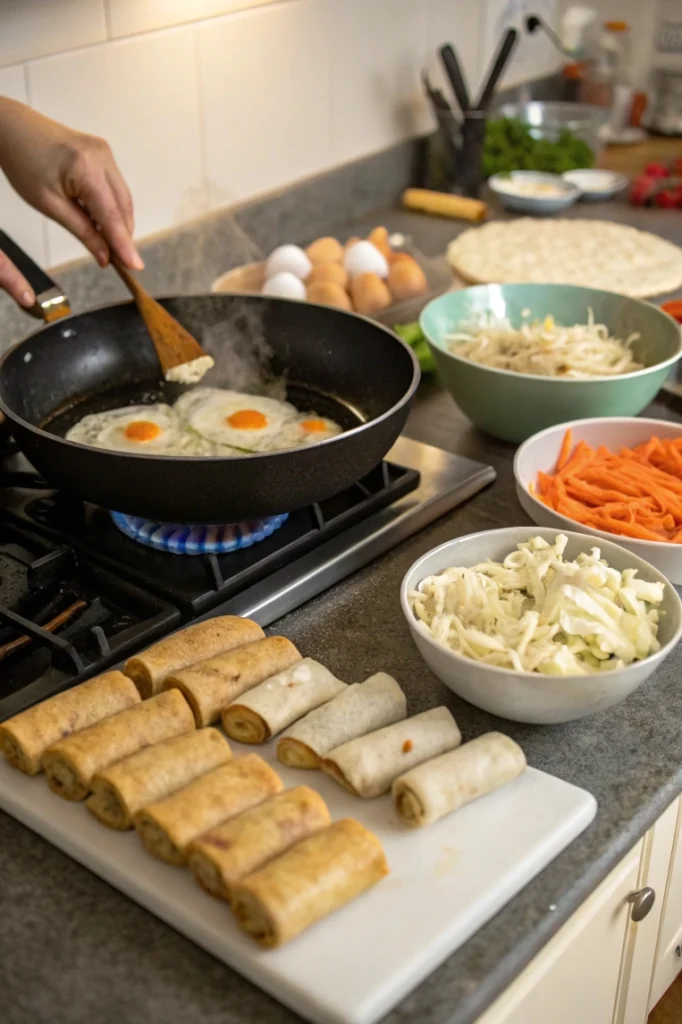 vegetable egg rolls recipe 